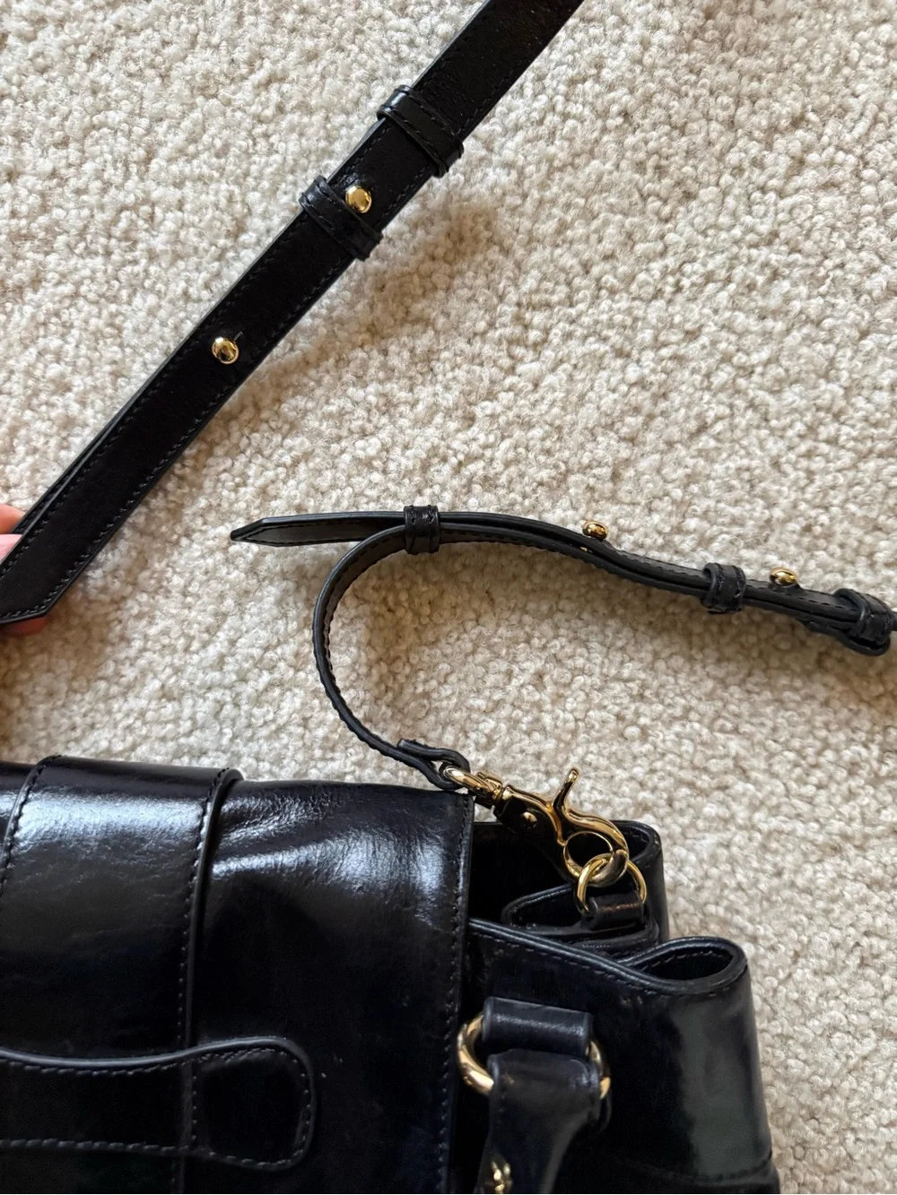Badgley Mischka black Amber large handbag